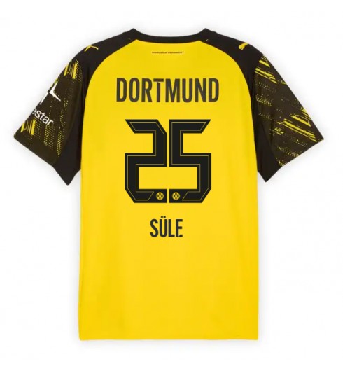 Borussia Dortmund Niklas Sule #25 Hjemmedrakt 2025-26 Korte ermer Borussia Dortmund Niklas Sule #25 Hjemmedrakt 2025-26 Korte ermer